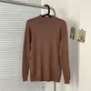 Suéter de Tricô Meia-Gola para Homens, Novo Estilo Outono e Inverno, Adequado para Combinar com Casacos e Ternos, Blusa de Manga Longa