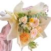 Material de papel de envolver flores papel de forro de algodón nube ramo papel de algodón rollo de papel de envolver flores hoja en stock venta al por mayor