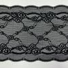 Renda novo DIY preto floral moda feminina lingerie renda tecido de renda acessórios 18cm
