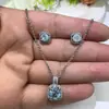 Europeo y Americano Transfronterizo Cobre Incrustado Zircón Moda Bolso Cuadrado Pequeño Colgante de Collar Cuadrado para Mujeres Suministro al por Mayor para Transmisión en Vivo