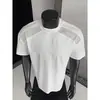 Ventas Directas de Fábrica de Nuevos Modelos de Verano, Camisetas Deportivas Casuales de Malla Finas y Frescas Estilo Americano para Hombre, Camisetas Versátiles