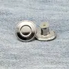 Atacado em Estoque do Fabricante Fivela de Metal Redonda em Formato de I Giratória Plana 17mm para Jeans, Fivela de Metal para Alça de Jeans, Fivela de Pino