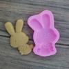 Bonito dos desenhos animados em forma de coelho Dashan menina em forma de bolo molde decorativo dobrar açúcar chocolate molde de silicone