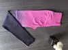Leggings de Yoga Europeus e Americanos Transfronteiriços OEM/ODM de Cintura Alta Levanta-Bumbum Gradiente Secagem Rápida Fitness Calças de Pêssego para Uso ao Ar Livre