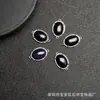 Joyería de Piedra Popular de Europa y América El Más Vendido de Amazon Collar con Colgante Bordeado de Múltiples Materiales de Jade Cristal Rosa