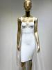 AliExpress Quente Transfronteiriço Europeu e Americano Sexy Vestido Bandage Alça Fina Bodycon Vestido de Quadril Vestido de Festa de Banquete