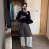 Cárdigan de punto para mujer para otoño e invierno coreanos, chaqueta de suéter elegante y de alta gama, top corto para personas pequeñas, ropa exterior delgada