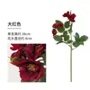Ramo Pequeño de Flores Artificiales de Camelia, Manojo Pequeño de Adornos Florales para Decoración de Sala de Estar en Casa, Materiales de Flores Artificiales de Alta Gama