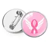 Amazon Insignia Pin Cinta Rosa Logo Pecho Cuidado Salud Femenina Pin Insignia Retro Joyería