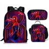 Homem Aranha: 2 Homem-Aranha: 2 Bolsa de Refeição de Três Peças Estojo Escolar Mochila para Estudante Bebê Amazon Fofa