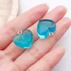 Etiquetas en forma de corazón transfronterizas Accesorios para joyería DIY Etiquetas de corazón en inglés para aretes hechos a mano, pulseras, colgantes y llaveros