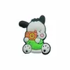 Pochacco Pacha Perro Charms para Zapatos Lindos Dibujos Animados Zuecos Hebilla de Zapato Accesorios Pvc Caucho Suave Decoraciones para Zapatos