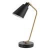 Amazon moderno minimalista sala de estar dormitorio mesita de noche carga USB lámpara de mesa de hotel metal estudio lámparas creativas