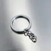 Partes para Llavero Anillo para Llaves Accesorios para Llavero Anillo de Hierro Anillo de Aleación Hebilla Partes Venta al por Mayor Adornos Metálicos Decorativos