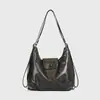 Bolsa Tote de Ombro Feminina Estilo Coreano Multifuncional Grande Capacidade PU Novo Estilo Design para o Dia a Dia Textura Pingente Outono/Inverno 2026