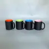 Tazas Personalizadas al por Mayor que Cambian de Color Tazas de Color Cambiante Escarchadas de 11 oz Tazas Mágicas de Colores
