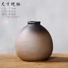 Vaso Pequeno de Grés Antigo Decoração de Mesa para Sala de Estar Casa Mini Recipiente Hidropônico Cerâmico Criativo Arranjo de Flores Secas