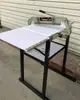 Máquina de Corte de Tecido Hengkai Máquina de Corte de Amostras de Tecido Aparador de Bordas Cortador de Pano Almofada Alimentadora de Renda Faca Reta para Papel de Couro