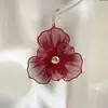 Aretes de Flor de Metal Coloridos Estilo Vacacional Dopamina Florales Transfronterizos Europeos y Americanos Yongge Jewelry Venta al por Mayor