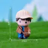 Paisaje en miniatura, figuras creativas de pareja, figuras de muñecos masculinos y femeninos, accesorios decorativos, adornos para coche y escritorio