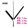Reloj de Pared de Punto de Cruz con Agujas Negras Reloj de Cuarzo Digital Aguja Puntero Metálico Movimiento del Reloj Hecho a Mano DIY Segundero
