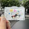 Capa fofa de gato KT adequada para Apple 17P/17PM/18P/18PM, cartoon com glitter, anti-queda, capa completa com protetor de lente
