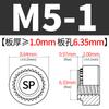 Tuerca Remache de Presión de Hierro Inoxidable 410 Xinyi Piezas Estándar Tuerca de Presión Tuerca de Tornillo Sp-M3M4M5M6M8