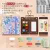 Caixa de Madeira para Tinta Aquarela Embalagem Portátil Conjunto de Esboço para Viagem Estudante de Arte Pintura Especial Tinta Sólida Caixa Pequena