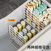 Divisor de partição de freezer, prateleira de painel interno unilateral, grade, prateleira de armazenamento de freezer doméstico, divisor de armazenamento