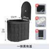 Inodoro para coche plegable portátil para exteriores, inodoro móvil de emergencia, suministros de viaje autónomos, inodoro para coche, viaje