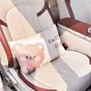 Cojín de Asiento de Coche de Gel de Dibujos Animados de Lluvia Azul Cubierta Creativa y Transpirable para Asiento de Coche Cojín Universal para Asiento de Coche Lindo para Todas las Estaciones