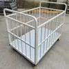 Carrinho de Giro de Fábrica de Roupas, Carrinho de Mão, Carrinho de Tecido, Carrinho Gaiola, Carrinho Gradeado, Carrinho de Material, Carrinho de Empurrar