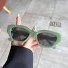 Formato de haste de óculos com entalhe óculos de sol y2g personalidade 2023 Novo ins óculos de sol cor de doce óculos de sol da moda para mulheres moda