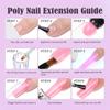 Gel para Extensión de Uñas Transfronterizo, Arte de Uñas Sin Forma de Papel, Extensión Rápida, Gel de Cristal Indoloro 30ml Mayoreo