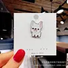 Broche de desenho animado personalizado broche de metal fofo em forma de gota de óleo acessórios para roupas bolsas acessórios de crachá broche