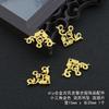 Piezas de Flor de Aleación Piezas de Conexión Piezas para Colgar Colgante DIY Antiguo Hecho a Mano Casero Pasador Corona de Pelo Joyería para Orejas Material Accesorios