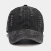 Gorra de béisbol nueva de moda con diseño antiguo y roto para hombre, gorra de cabeza grande lavada con parte superior suave, gorra pequeña para mujer.