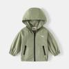 Ropa de asalto para niños primavera y otoño 2025 nueva ropa de primavera abrigo infantil de primavera gabardina delgada con capucha para niños al por mayor
