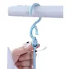 Estante Creativo para Secar Zapatos, Gancho Multiusos para Secar Zapatos, Doble Gancho Doméstico a Prueba de Viento para Balcón, Estante de Almacenamiento y Secado
