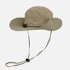 Sombrero de verano transpirable para acampar al aire libre, montañismo, pesca, sombrero de vaquero occidental, sombrero de pescador con cordón de marca de moda japonesa para hombres y mujeres