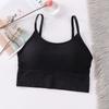 Verano popular nuevo hilo sin costuras 646 envuelto pecho belleza femenina correa de espalda chica ropa interior tubo superior chaleco deportivo femenino