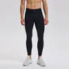 Conjunto Esportivo de Corrida Masculino Calça Legging de Secagem Rápida Calça de Compressão Profissional para Maratona Roupas de Fitness Treinamento de Outono Mangas Longas