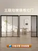 Pared Divisoria de Cristal para Oficina Aleación de Aluminio Doble Capa Lamas Vidrio Templado Pared Divisoria Hueca Panel Alto Pantalla Divisoria