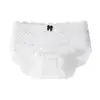 Calcinhas de algodão com renda para mulheres, cintura média, verão, com laço sexy, estilo doce e elegante, calcinhas triângulo femininas com forro 100% algodão