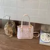 Bolsa tipo balde de design nichado estilo coreano para o dia a dia, nova popular estilosa de verão para ombro e transversal