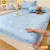 Funda de sábana bajera de algodón puro Grado A Materno e Infantil, Pieza única, Juego de sábanas de cama 100% algodón puro para niños, Protector de colchón a prueba de polvo