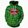 Calle Irlanda. Festival Parick 2025 Venta Caliente de Comercio Exterior Transfronterizo Nueva Sudadera con Capucha Impresión Digital 3D Caliente