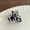 Pinza para el pelo linda de oso de chica de dibujos animados japonesa y coreana para la parte trasera de la cabeza accesorios para el cabello de mujer flequillo cabello suelto pinza lateral de verano pinza pequeña