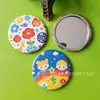 Espejos Impresos en Papel de Hojalata Hechos a Medida de Fábrica, Espejos Redondos de Insignia, Regalos Publicitarios de Belleza, Espejos Redondos Pequeños, Hechos a Medida