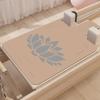 Esterilla deportiva de Pilates con absorción de impactos, antideslizante y gruesa, de goma antideslizante, para uso deportivo, silenciadora para interiores.